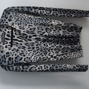 Dolce & Gabbana Women's Virgin Wool V-Neck Top Size 38-40